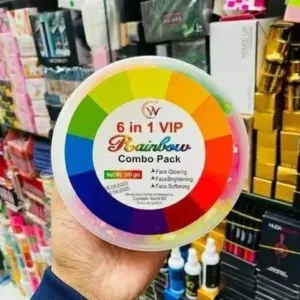 6 in 1 Vip Rainbow Combo Face Pack - 500 gm