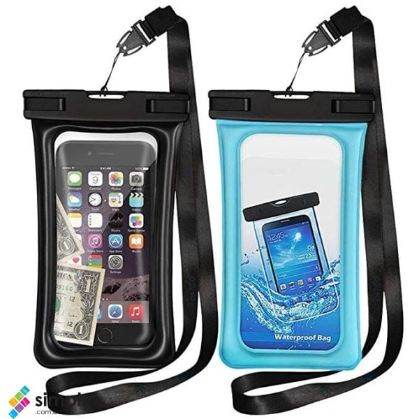 Waterproof Mobile Bag - Black - Image 2