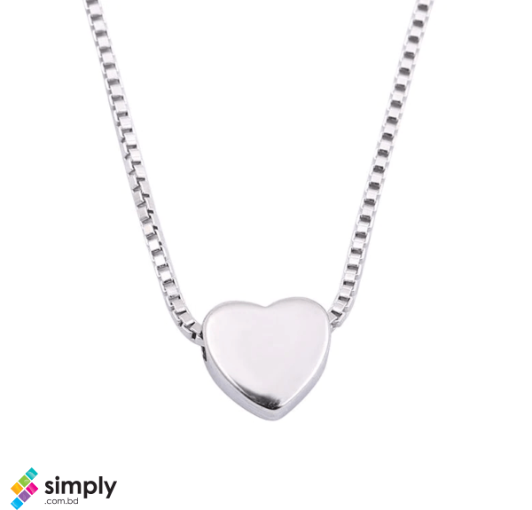 Cute Silver Shiny Heart Fashion Necklaces & Pendants - Image 3