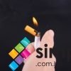 Refillable Butane Gas Flint Cigarette Shaped Lighter - Image 2