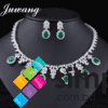Zircon African Crystal Sieraden Women Fashion Jewellery Set