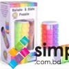 Rotate/Slide Puzzle Plastic Fidget Cube Stress Relief Toys for Children Adult - Multicolor