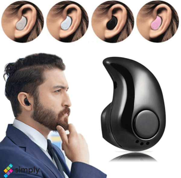 Mini Wireless Bluetooth Earphone in Ear Sport with Mic Handsfree Headset Earbud for iPhone 7 8 X For Samsung Huawei Android - Image 2