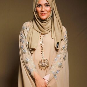 Wild Rose Cape Gown-Light Pink
