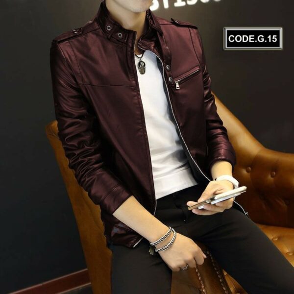 Artificial Leather Jacket For Men