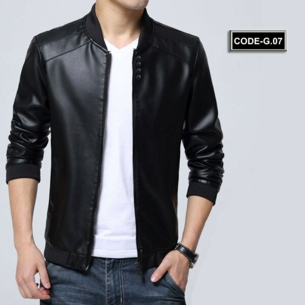 Artificial Leather Jacket For Men