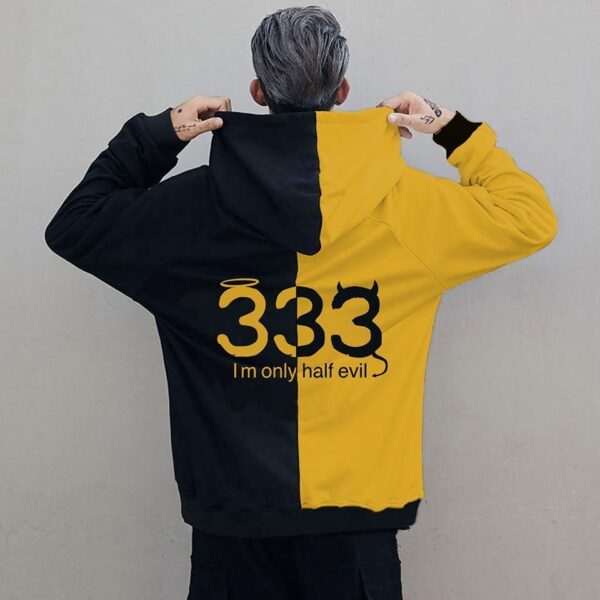 Men's Stylish Hoodie - Yellow