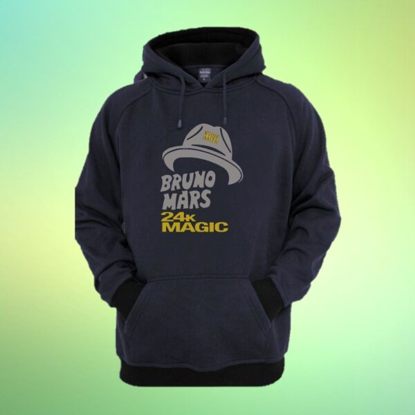 Men's Stylish Pullover Hoodie - Navy Blue