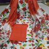 Unstitched Screen Print Cotton 3piece Sp063 - Slf