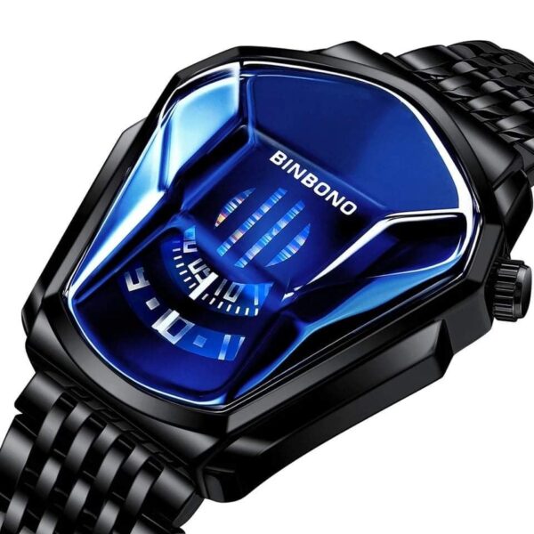 BINBOND Quartz men's watch trend market watch style locomotive concept watch men