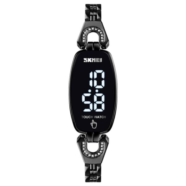 SKMEI Sports Fashion Waterproof Digital Watch For Women 1588 Black