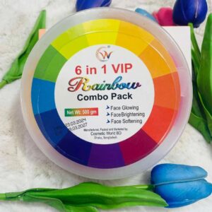 6 in 1 Vip Rainbow Combo Face Pack - 500 gm